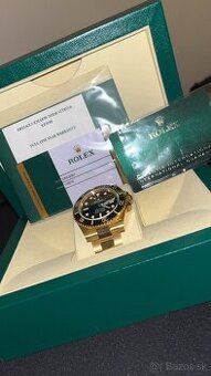 Pánske hodinky Rolex Submariner – zlaté
