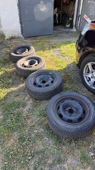 Plecháče so zimákmi Michelin alpin 4ks Citroën Peugeot