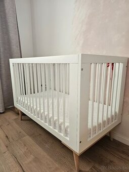Klups / Little Sky Sofie 120x60 White detská postieľka