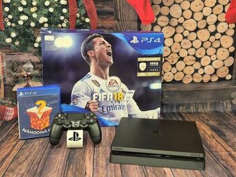 Sony Playstation 4 Slim 500GB 1 ovládač, 1 náhodná hra