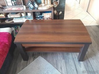 Tmavohnedý konferenčný stolík  Mallorca