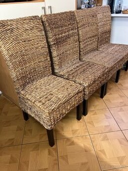 Ratanove stolicky 4 ks ( 1ks 20 eur)