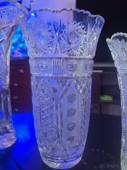 Kryštáľová váza 25,5 cm