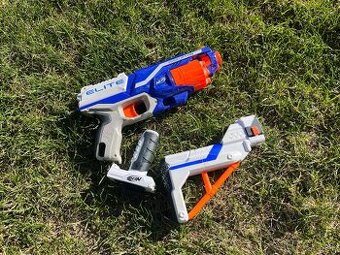 Nerf Elite Disruptor + náboje + diely navyše