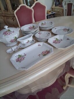 OBEDOVÁ PORCELÁNOVÁ SÚPRAVA starožitná