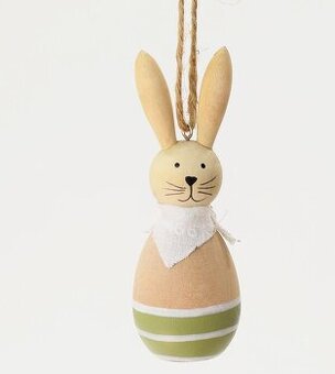Veľkonočné dekorácie -zajačik drevený