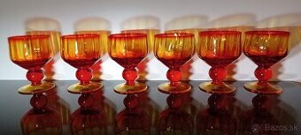 Sada raritných pohárov vzácny kúsok