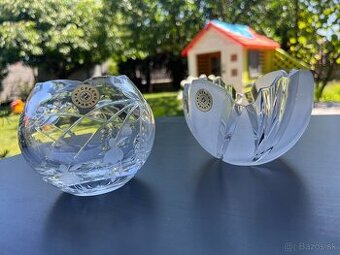 krištáľ - krištáľové nádoby, misy - nové bez poškodenia