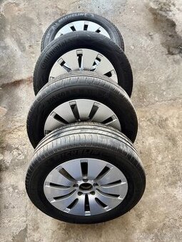 ALU disky 5x112 + pneu michelin 205/60 r16