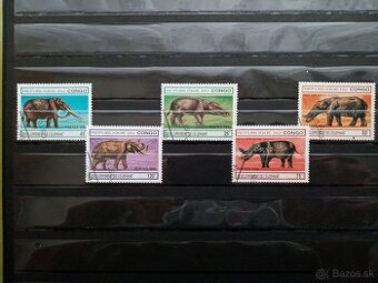 Poštové známky č.740 - Kongo - praveká fauna