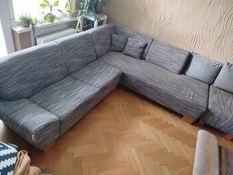 Rohová sedacia súprava - gauč, REZERVOVANÉ
