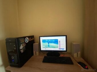 Predam počitač s monitorom,myškou a klávesnicou