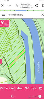 Predám les pozemok malý Dunaj