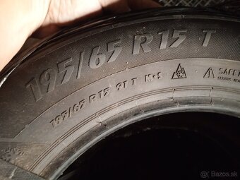 Zimné ako nové R15 195 65 na volkswagen golf....
