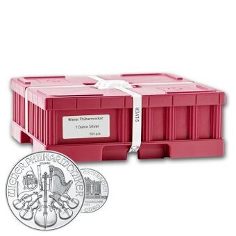Kúpim strieborne mince  1 OZ Wiener Philharmoniker