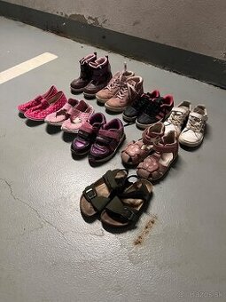 Detské dievčenské topánky č.29