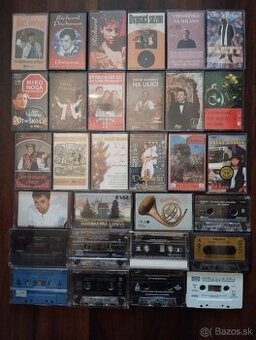Kazety domáce,zahraničné,Pop,Rock,rozprávky,vyber