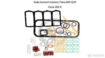 Tatra 603 sada tesnení motora