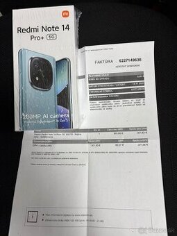 Xiaomi Redmi Note 14 Pro+ 5G,Midnight Black,12/512GB