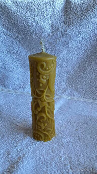 voskové sviečky - dekorácie