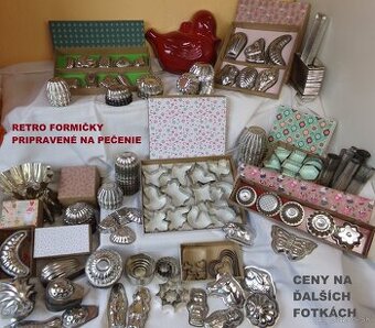 RETRO FORMIČKY, KOŠÍČKY, VANIČKY, ORIEŠKY, VYKRAJOVAČKY - 1