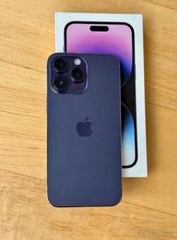 iPhone 14 Pro Max Deep Purple BATERIE 100% TOP