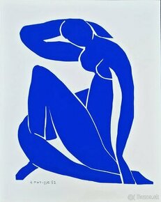 Henri Matisse - Modrý akt II (bez rámu) - 1