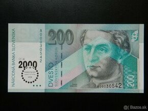 Slovenské bankovky pred eurom bimileniové