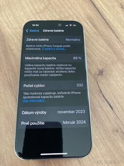 iPhone 15 Pro biely 128 gb