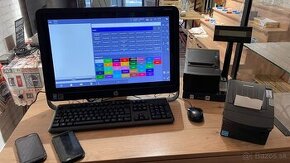 PC s Blue Gastro,bonovačka,e kasa Efox,2x mobilný čašník