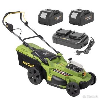 Aku kosačka Procraft + 2 batérie a nabíjačka