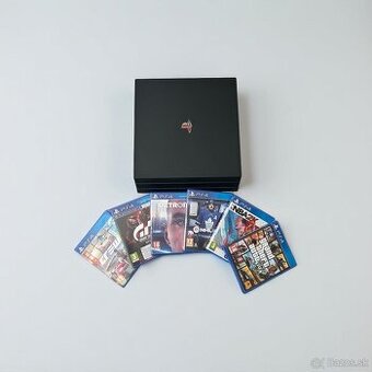 Playstation 4 PRO 4TB + hry + HDMI kábel