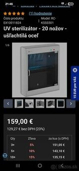 Predam čistič nozov ozonom