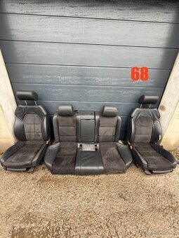 Predám polokožené vyhrievané sedadla Audi A6 4F c6