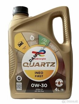 Predám motorový olej Total Quartz Ineo First 0W-30