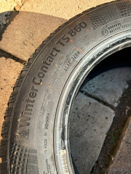 Zimne Continental TS860 195/65/R15 + VW plechove disky