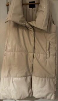 Koženková dámska teplá vesta