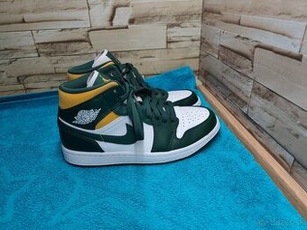 Nike Air Jordan 40 - zeleno biele kožené tenisky