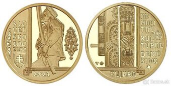 Predám zlaté zberateľské mince 100 €