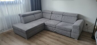 Rohová sedacia súprava - pravá