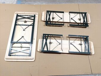 Záhradná pivná súprava s operadlom 115 cm