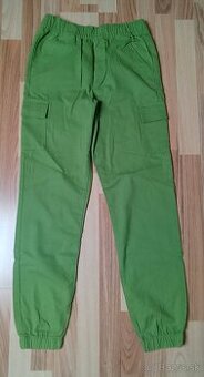 Svetlozelené nohavice TCM z Tchibo, veľkosť 170/176