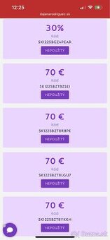 Poukazy, kupóny Dajana Rodriguez