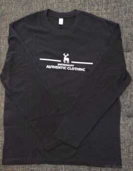 Bavlnené tričká s dlhým rukávom v 3 farbách