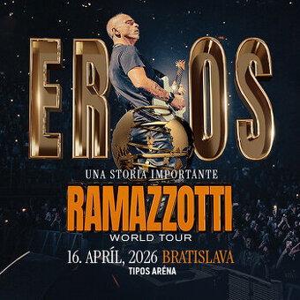 Eros Ramazzotti - 1 vstupenka, Bratislava 16.4.2026
