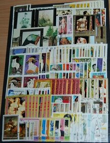Poštové známky - Zostava 100 sérií