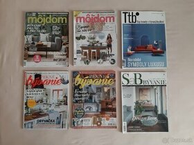 Katalógy IKEA a časopisy o bývaní