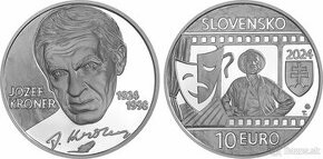 10 EUR strieborné mince 2024