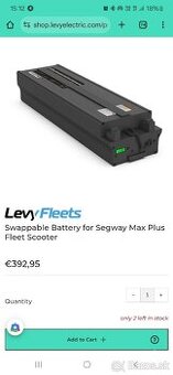 36v batéria Ninebot 15300mAh / 551 wh