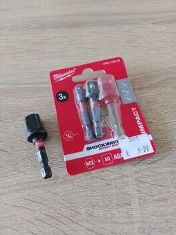 Nadstavce Milwaukee 1/4 hex na 1/2, 3/8 a 1/4